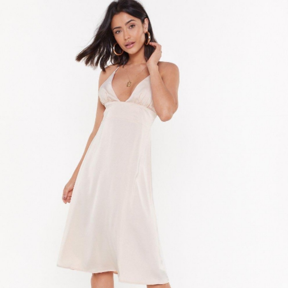 Super Cute Nasty Gal Midi Dress Never Worn